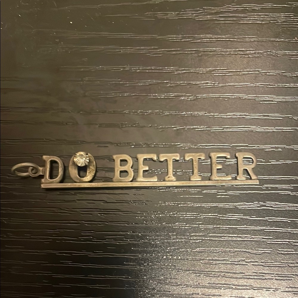 Silver Dylanlex Do Better charm